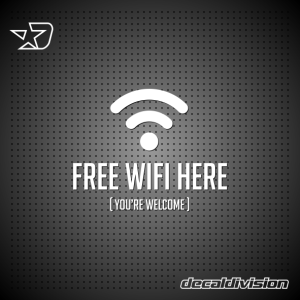 Wi-Fi Sticker - You're Welcome
